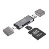 Lecteur de cartes mémoire SD et Micro SD - USB-C / USB-A
